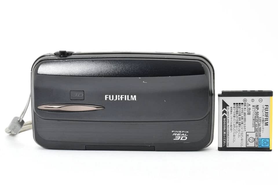 Fujifilm FinePix REAL 3D W3 Digital Cameras Black New Body Only