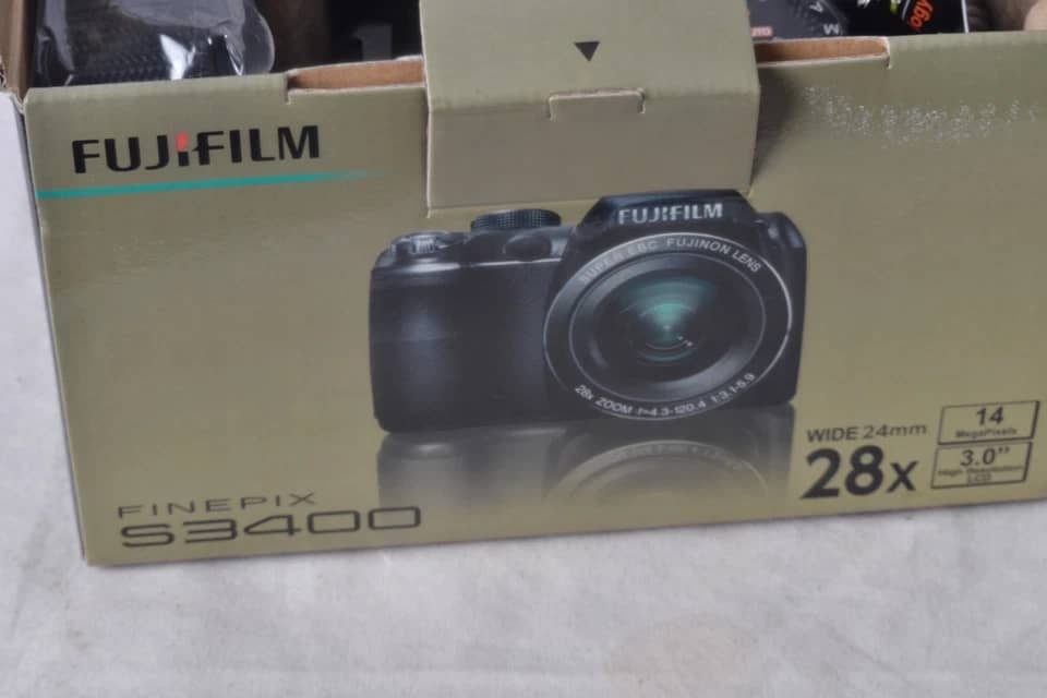 Fujifilm FinePix S3400 Digital Cameras Black Used - Good Body Only