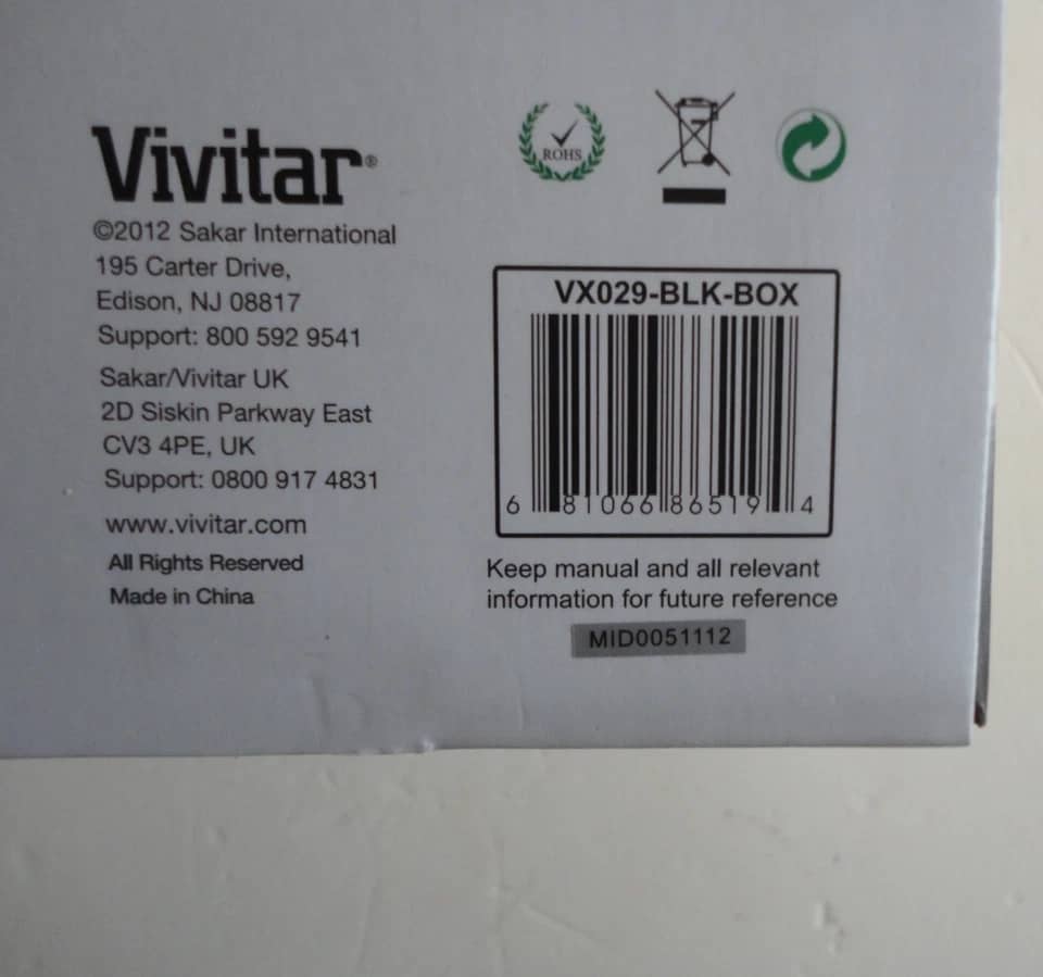 Vivitar X029 Digital Cameras Silver New Body Only