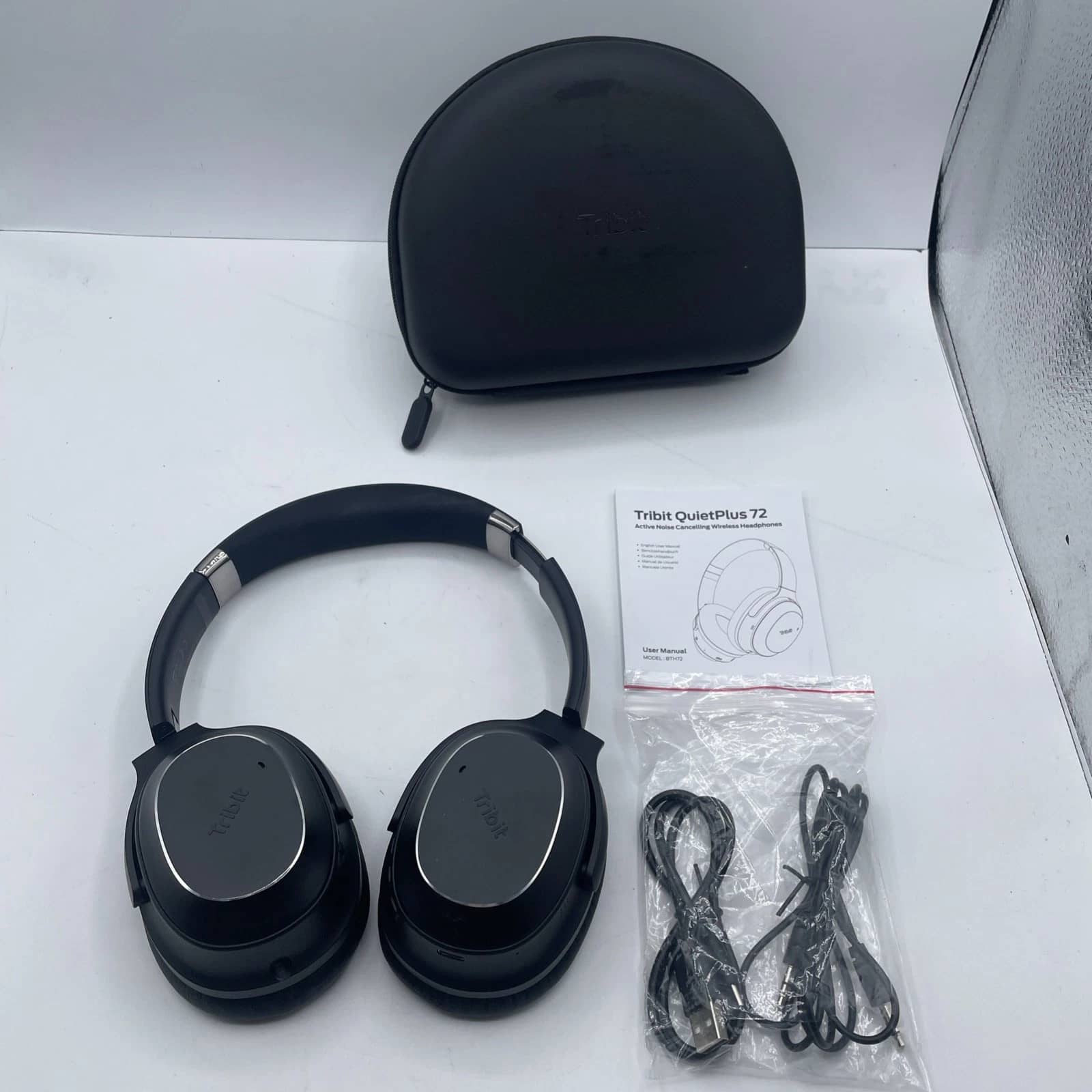 Tribit QuietPlus 81 Headphones & Earbuds Black New