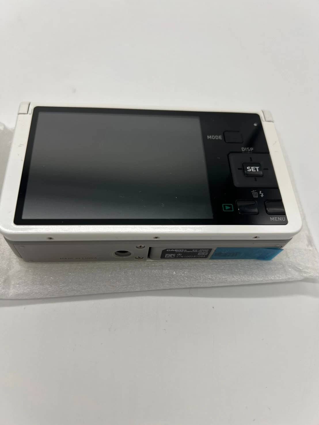 Casio Exilim EX-ZR60 Digital Cameras White Used - Good Body Only
