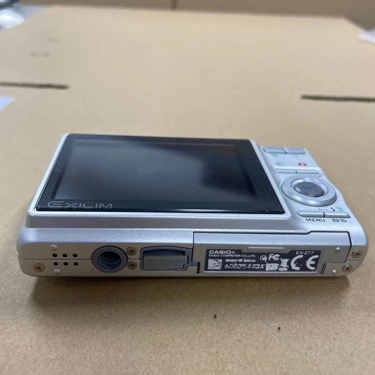 Casio EX-Z77 Digital Cameras White Used - Very Good Body Only