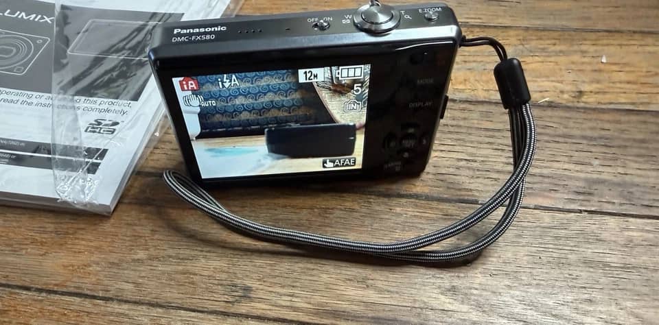 Panasonic LUMIX FX580 Digital Cameras Silver New Body Only