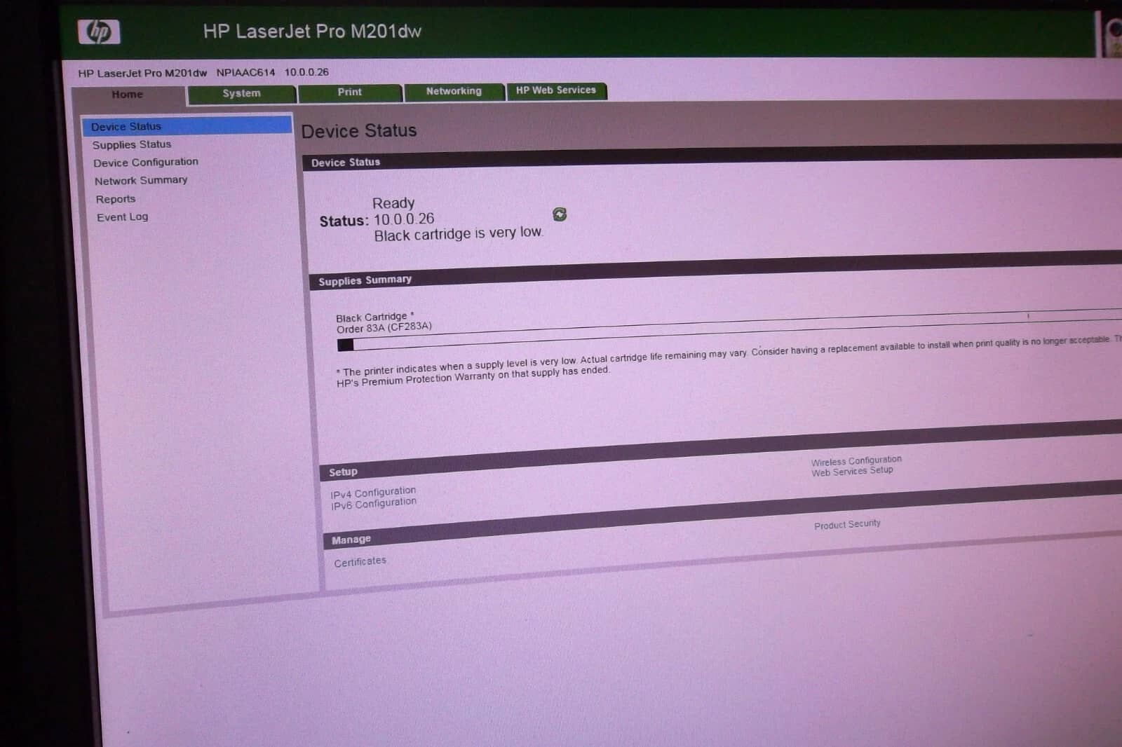 HP LaserJet Pro M201dw, M201dw Printers Used - Good