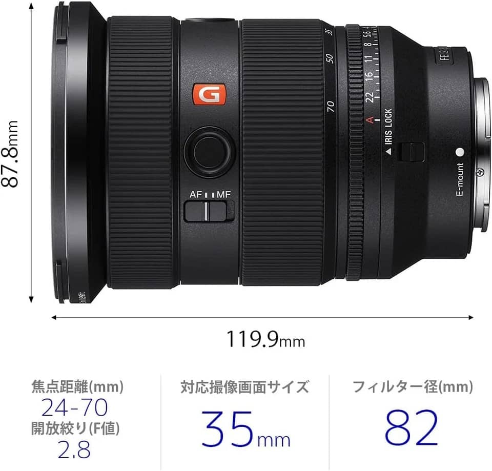 Sony FE 24-70mm F2.8 GM II Digital Cameras Black Used - Good w/ 24-70mm Kit