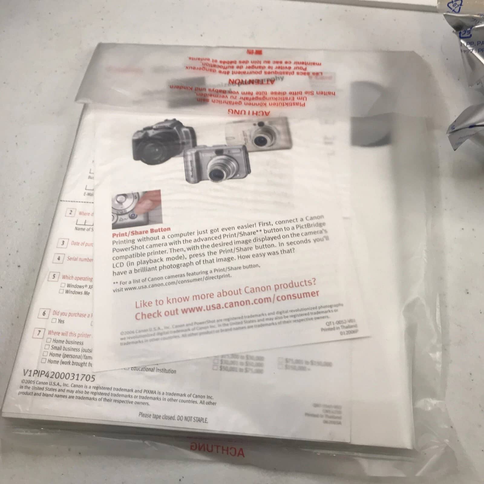 Canon PIXMA IP4200 Printers New