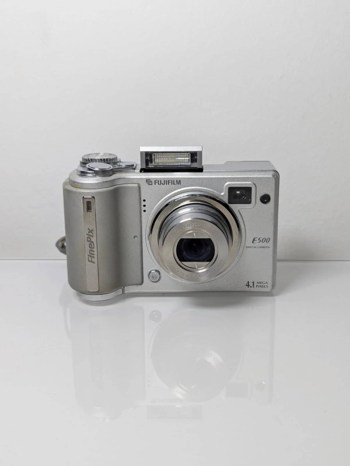 Fujifilm FinePix E500 Digital Cameras Silver Used - Very Good Body Only