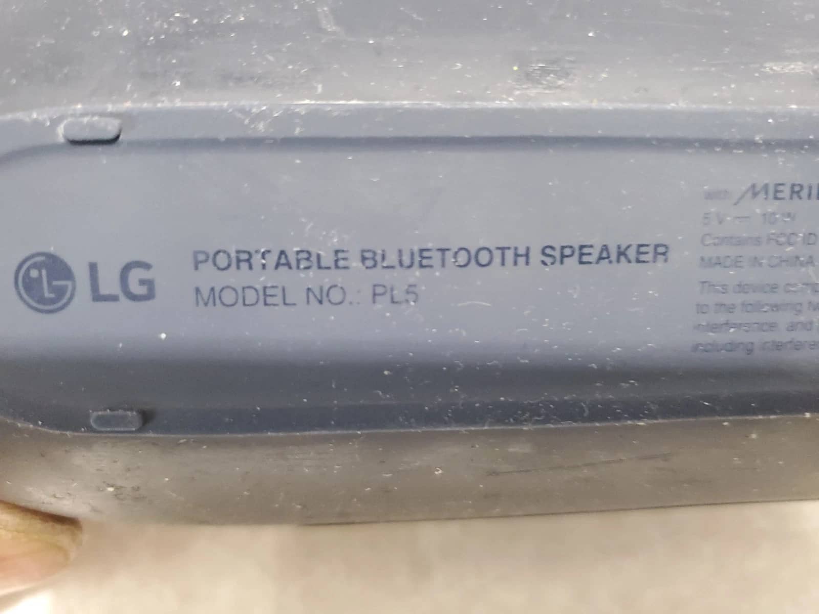 LG XBOOM Go PL5 Portable Bluetooth Speakers Black New