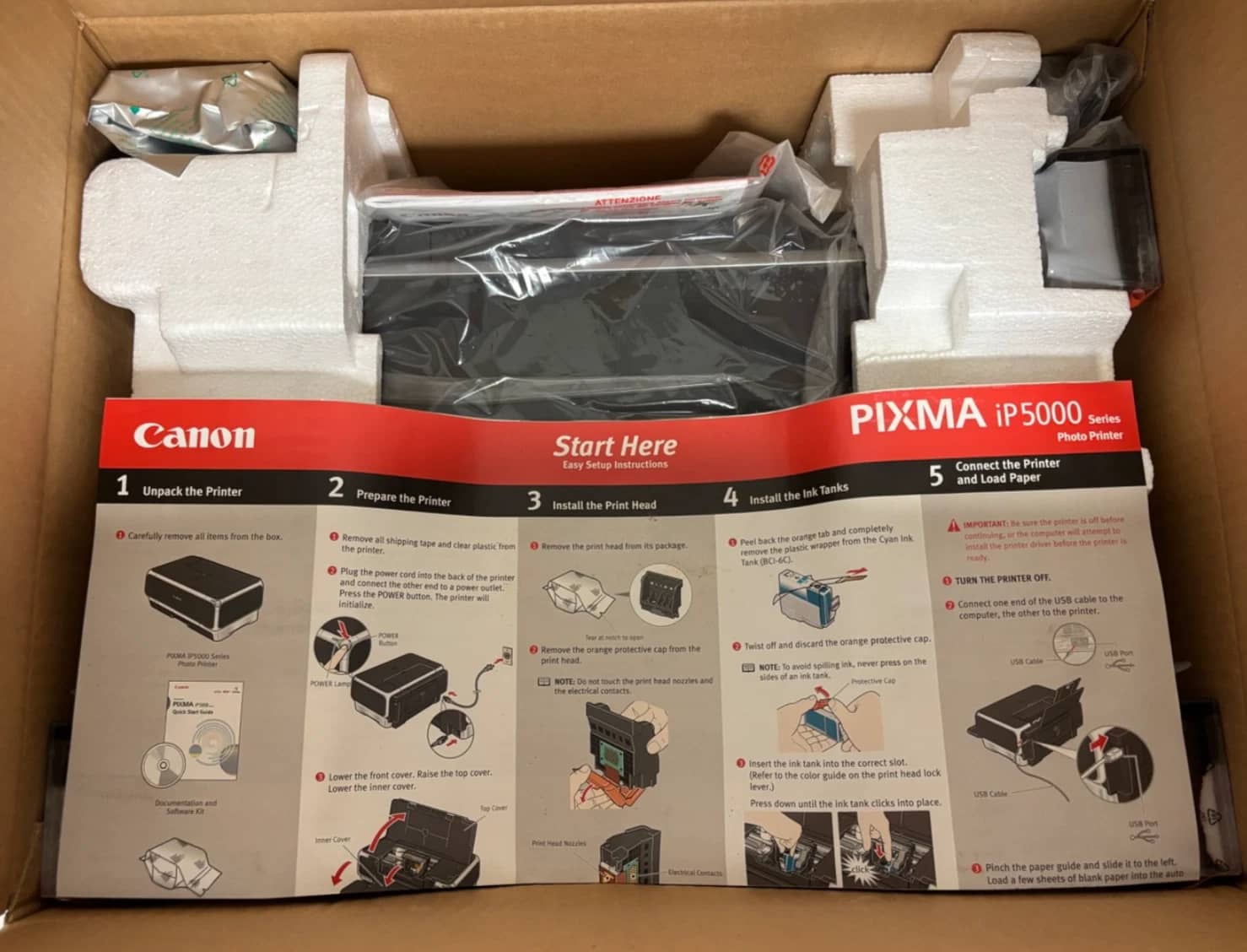 Canon PIXMA iP5000 Printers New