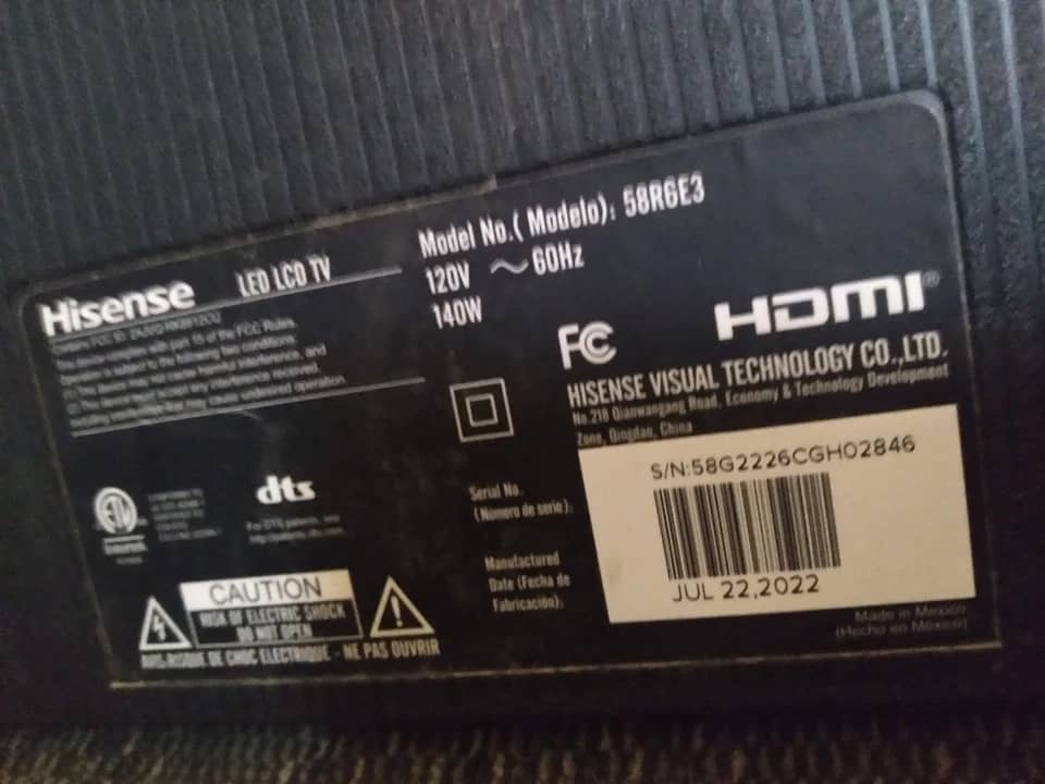 Hisense R6E3 TVs
