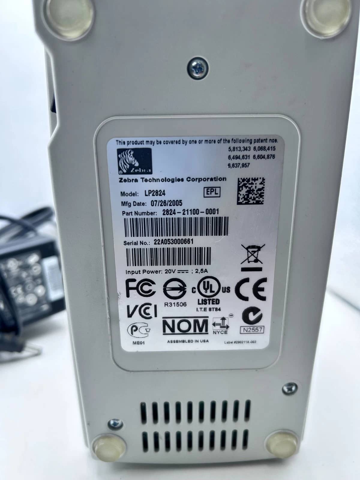 Zebra 2824 Printers Used - Good