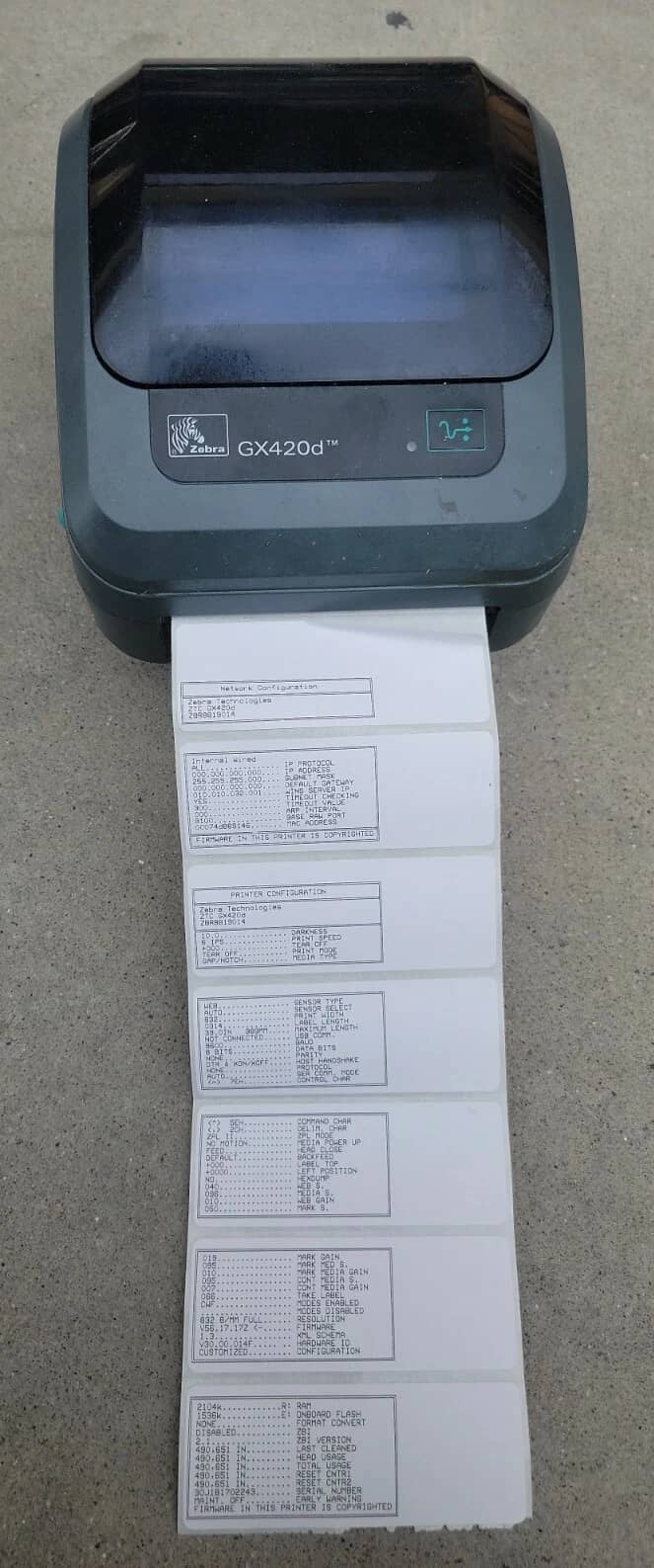 Zebra gx420d Printers New