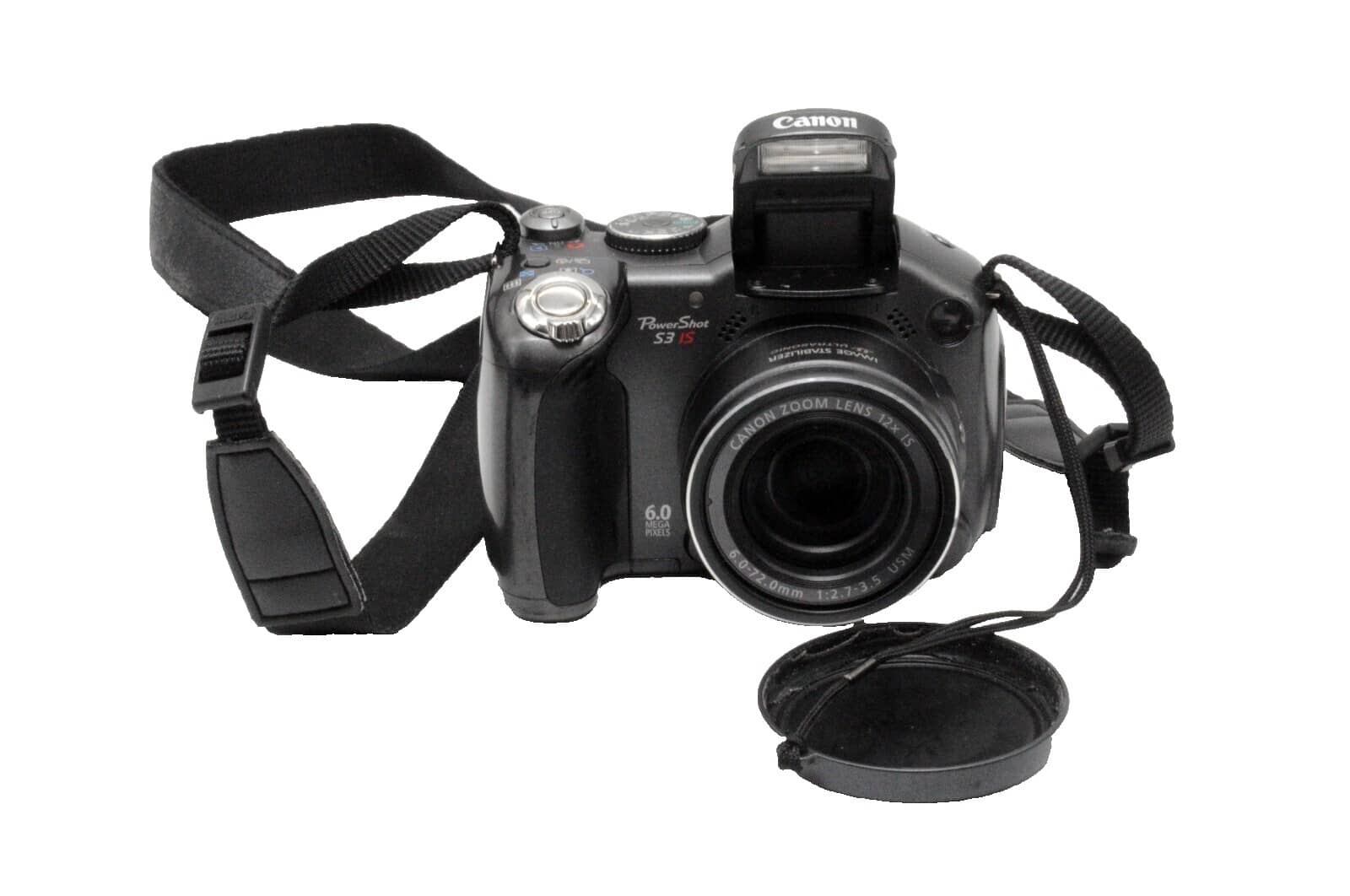 Canon PowerShot S3 IS Digital Cameras Black New Body Only