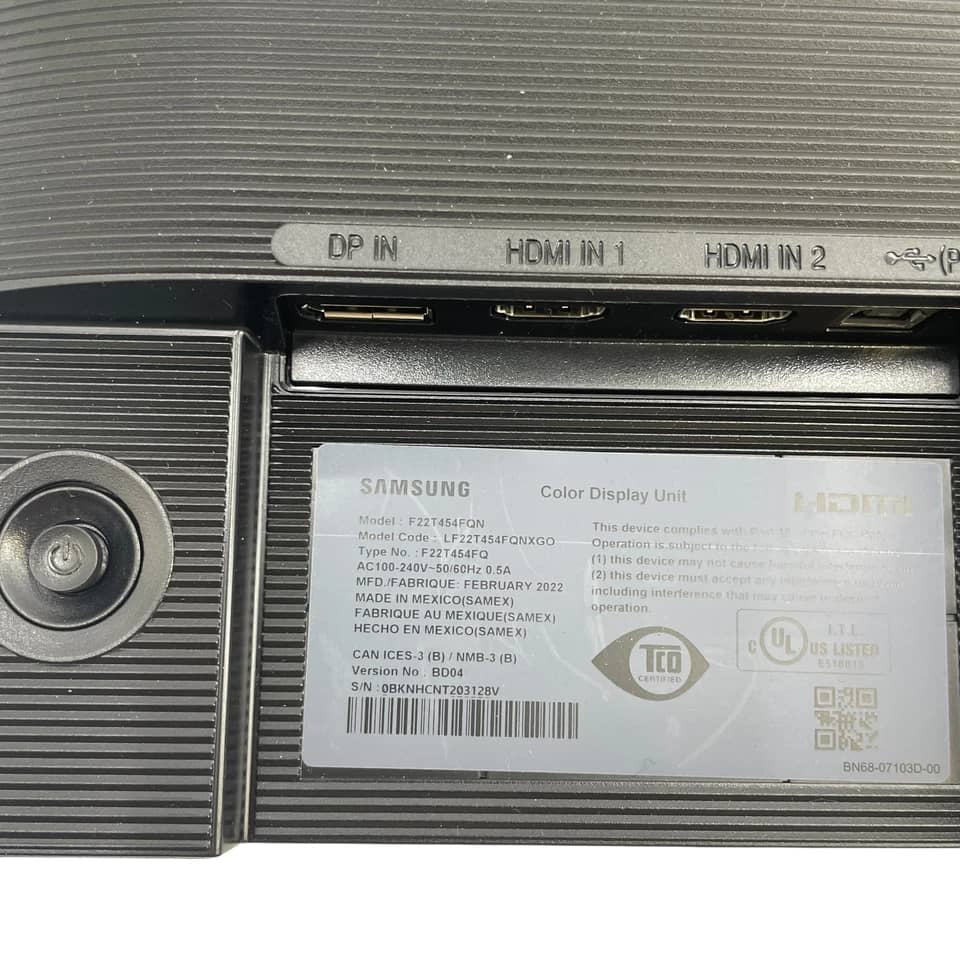 Samsung F22T454FQN Monitors