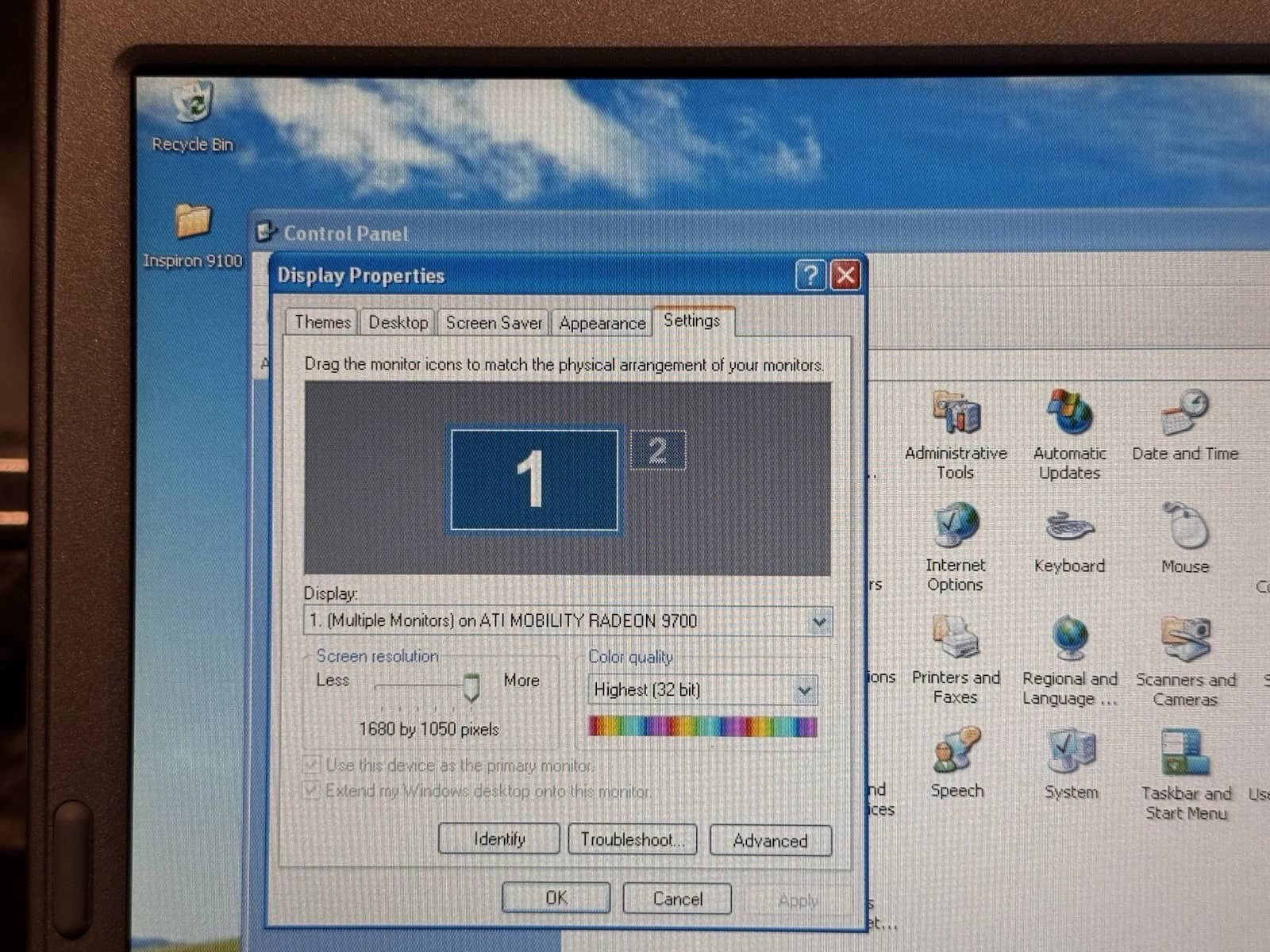 Dell Inspiron 9100 Computers 40 GB 512MB Used - Good