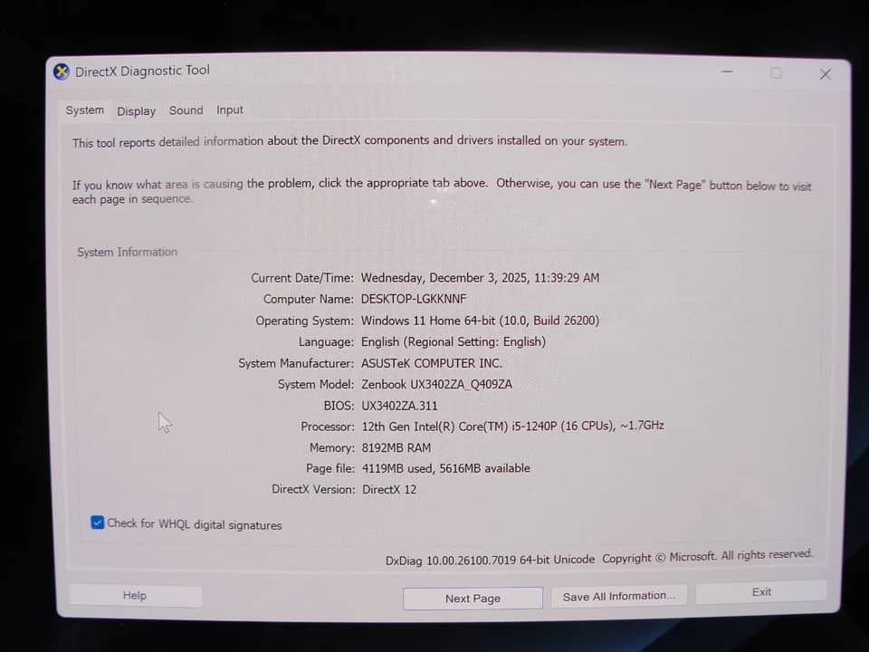 ASUS Zenbook 14 OLED Computers