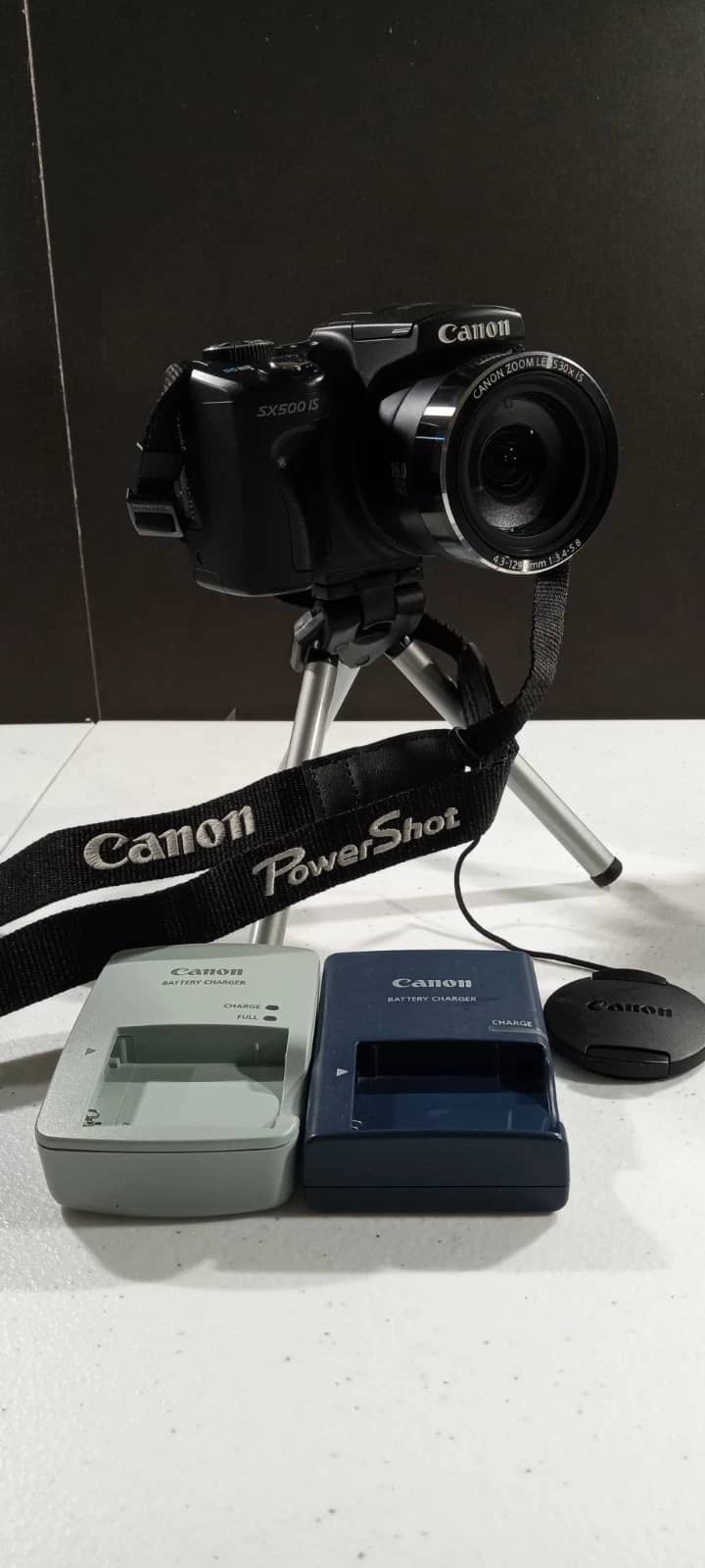 Canon SX500 IS Digital Cameras Black Used - Good Body Only