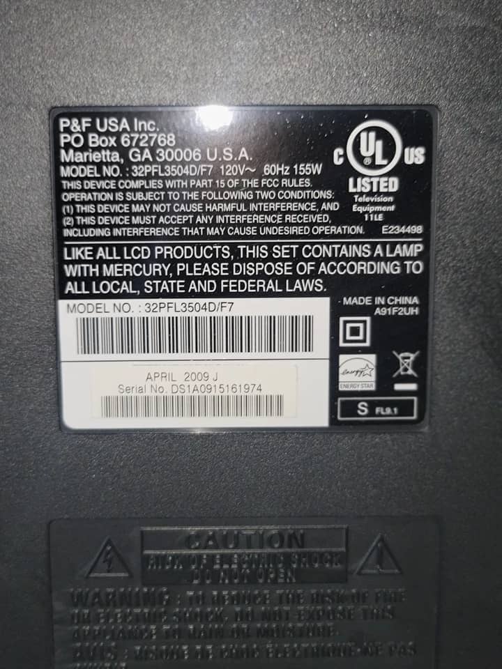 Philips 32PFS6905 TVs