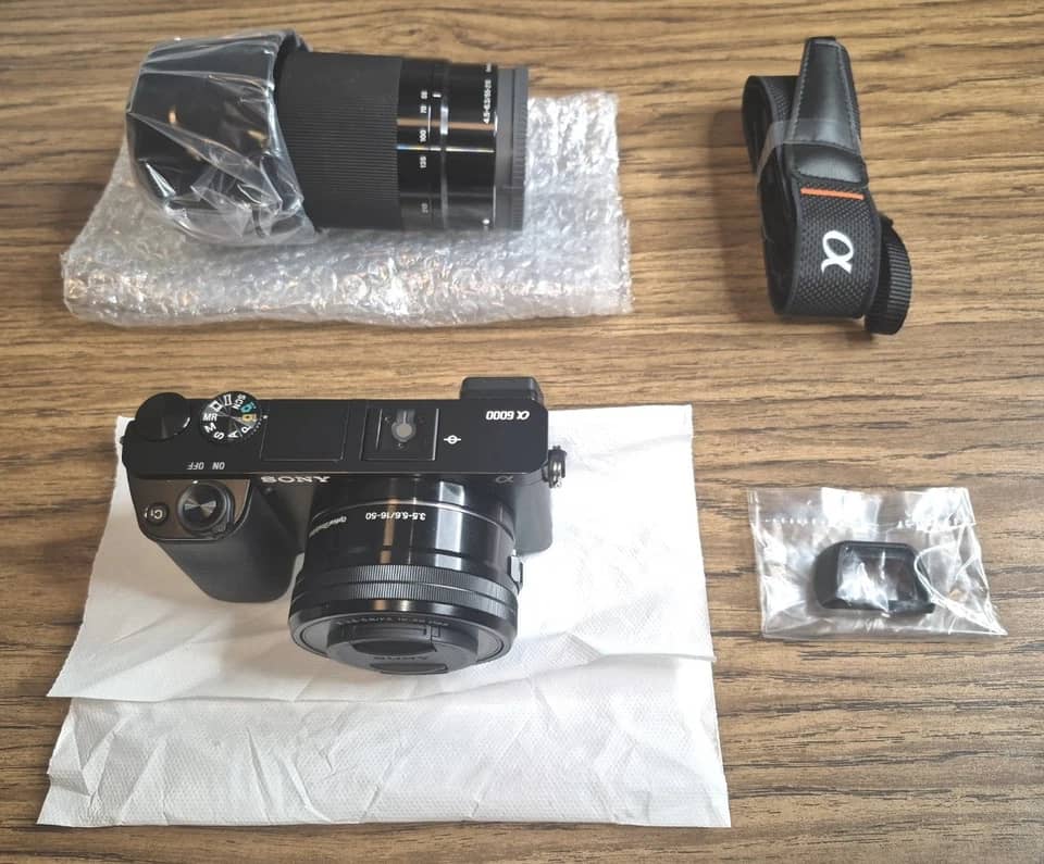 Sony Alpha 6000 Digital Cameras Black New Body Only