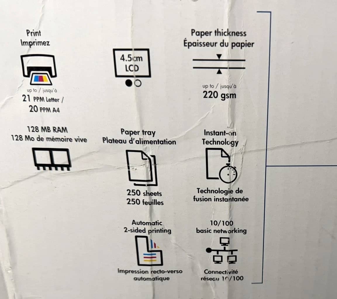 HP Color Laserjet CP2025dn Printers Open-Box Excellent