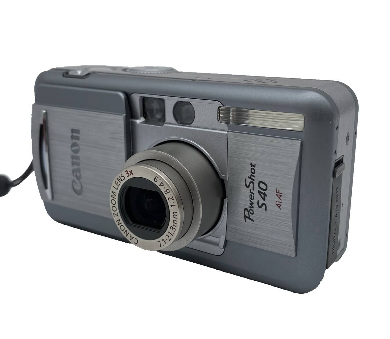 Canon PowerShot S40 Digital Cameras Gray Used - Very Good Body Only