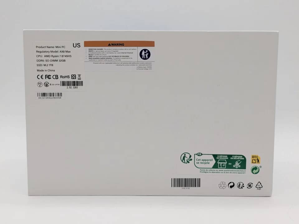 GEEKOM AX8 MAX Computers New
