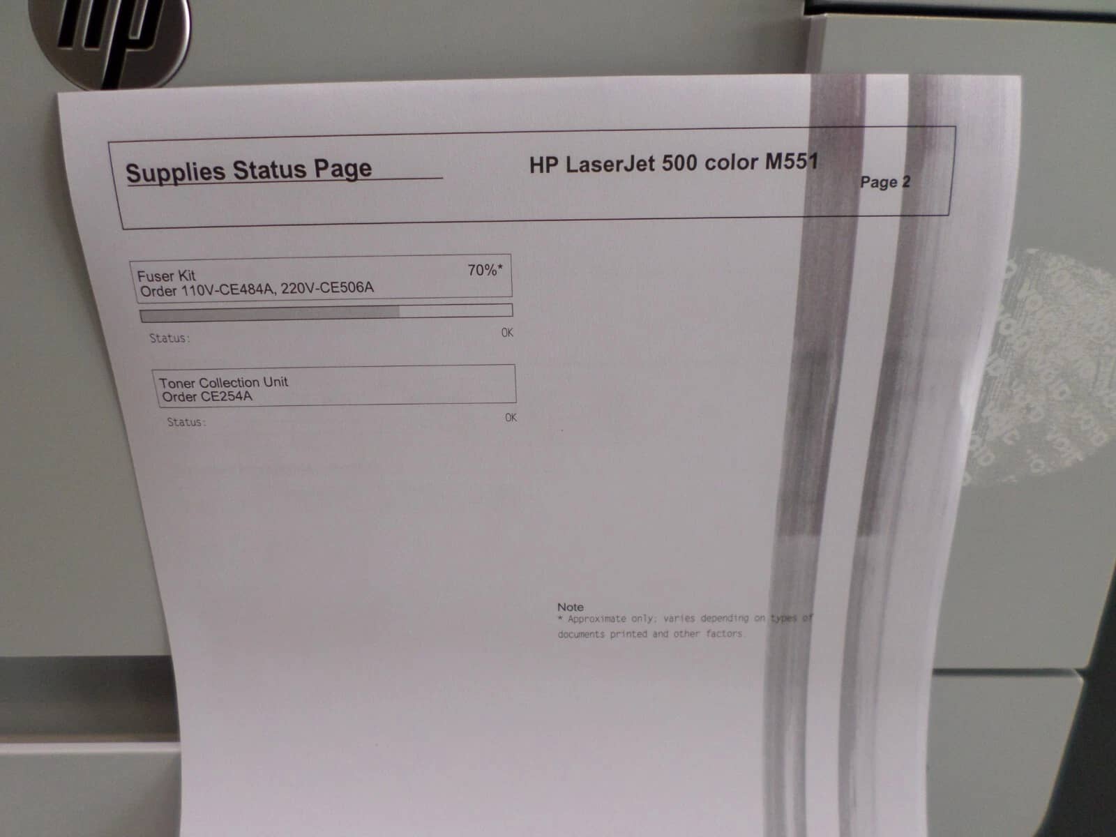 HP LaserJet Enterprise 500 Color M551XH Printers Refurbished - Excellent