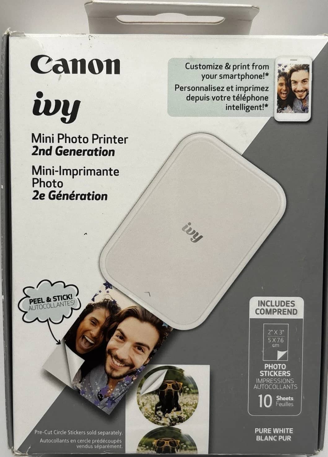 Canon ivy Mini Photo Printer 2nd Generation Printers New
