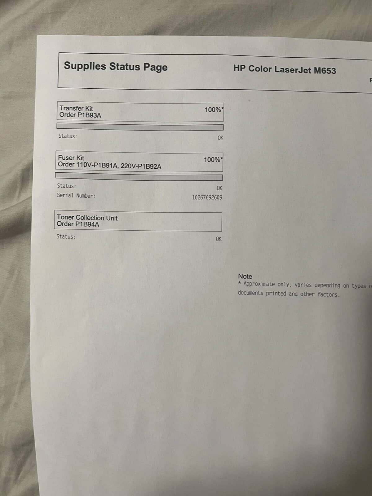 HP m653dn Printers New