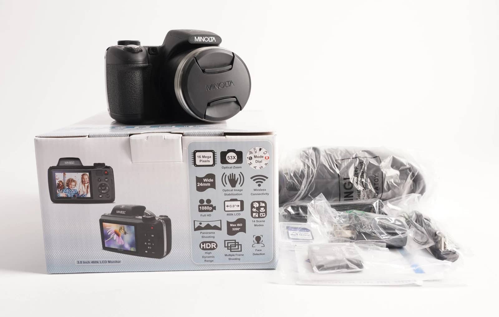 Minolta MN53Z Digital Cameras Black New Body Only