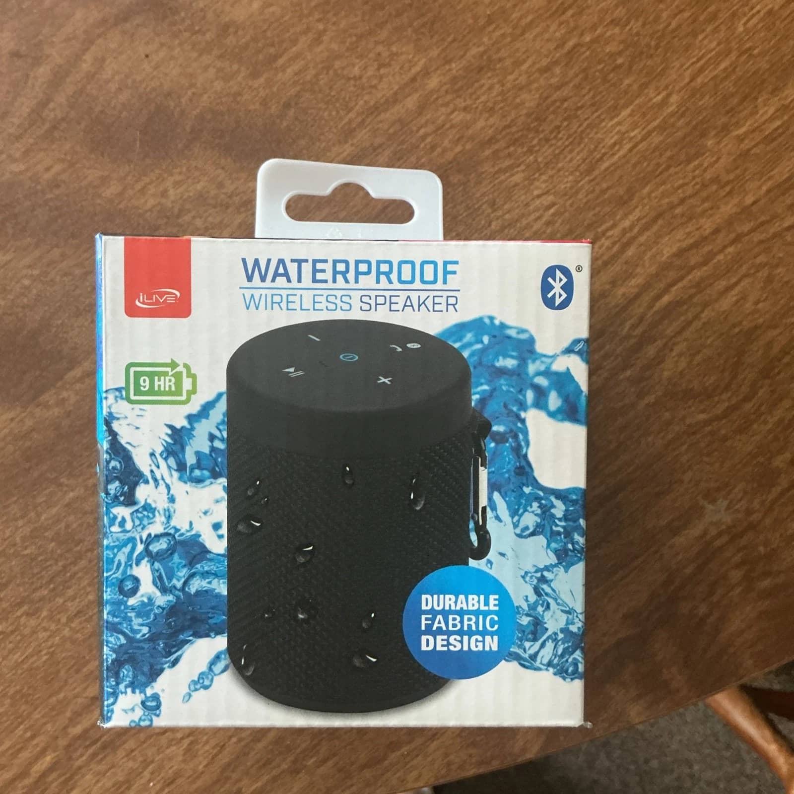 iLive Wireless Bluetooth Portable Speaker Portable Bluetooth Speakers Black New