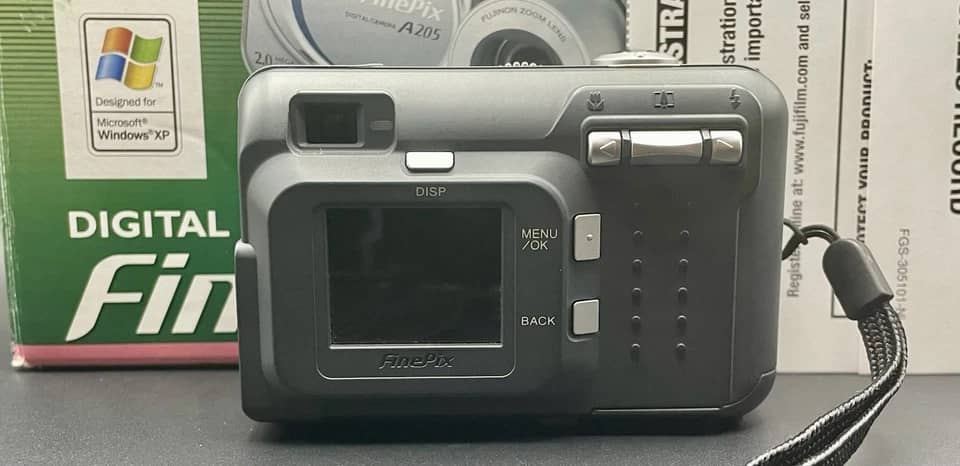 Fujifilm FinePix A Series A205 Digital Cameras Silver Open-Box Excellent Body Only