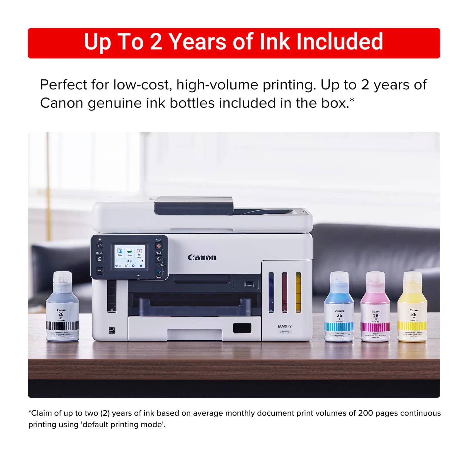 Canon MegaTank GX6120 Printers New
