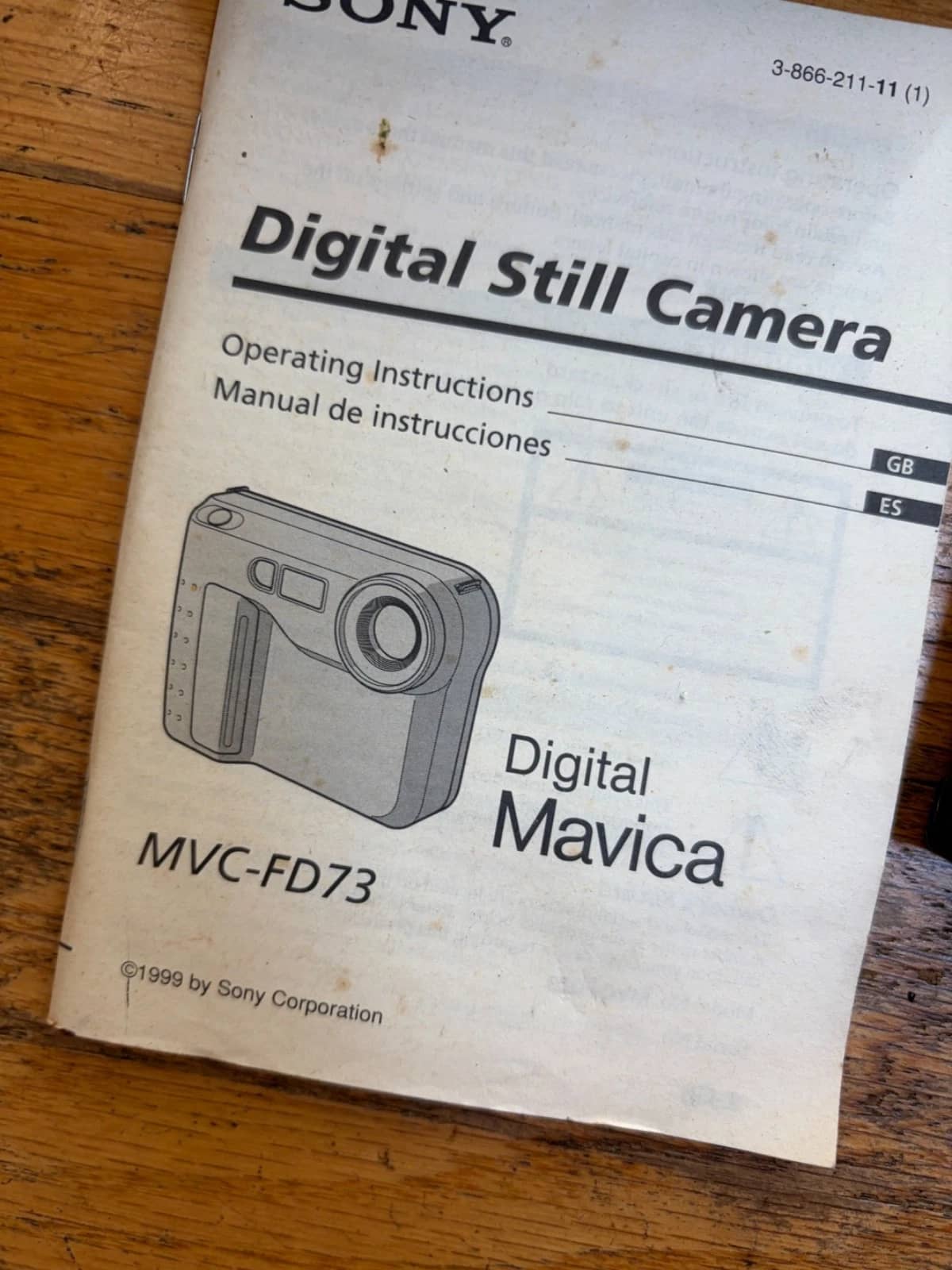 Sony Mavica MVC-FD73 Digital Cameras Gray New Body Only