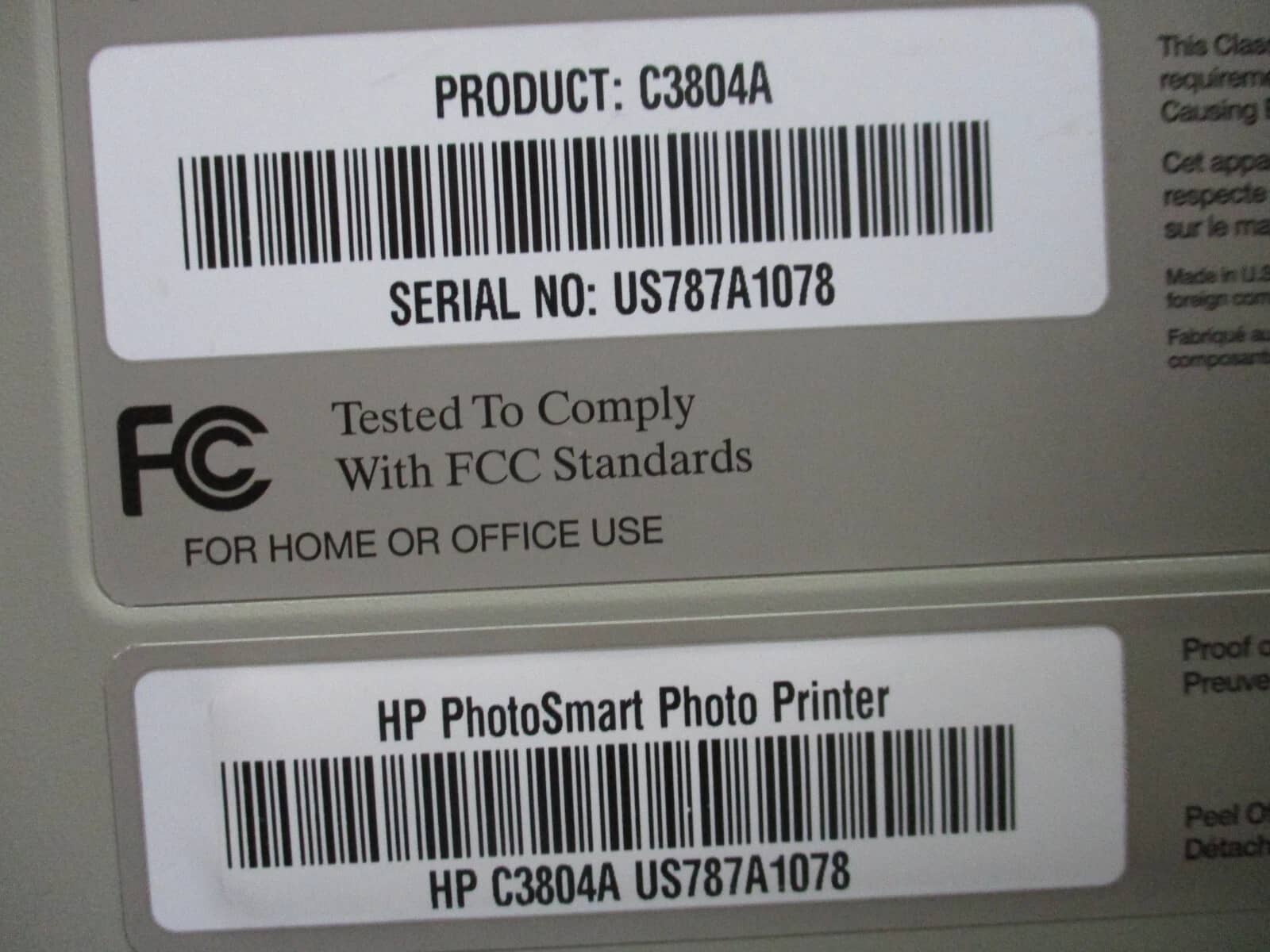 HP PhotoSmart C3804A Printers Open-Box Excellent