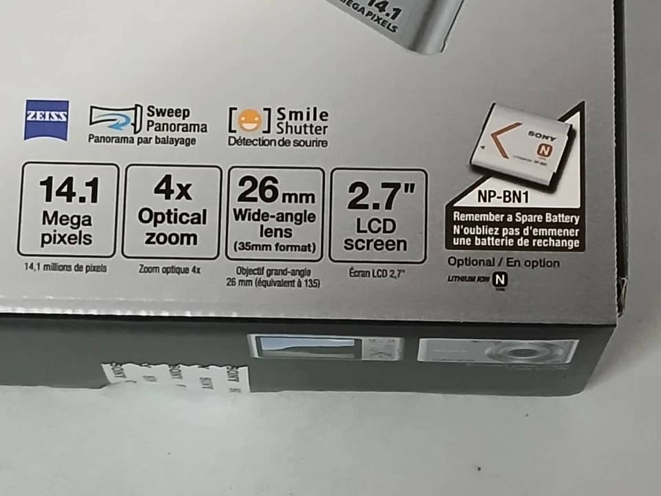 Sony Cyber-shot DSC-W530 Digital Cameras Silver New Body Only