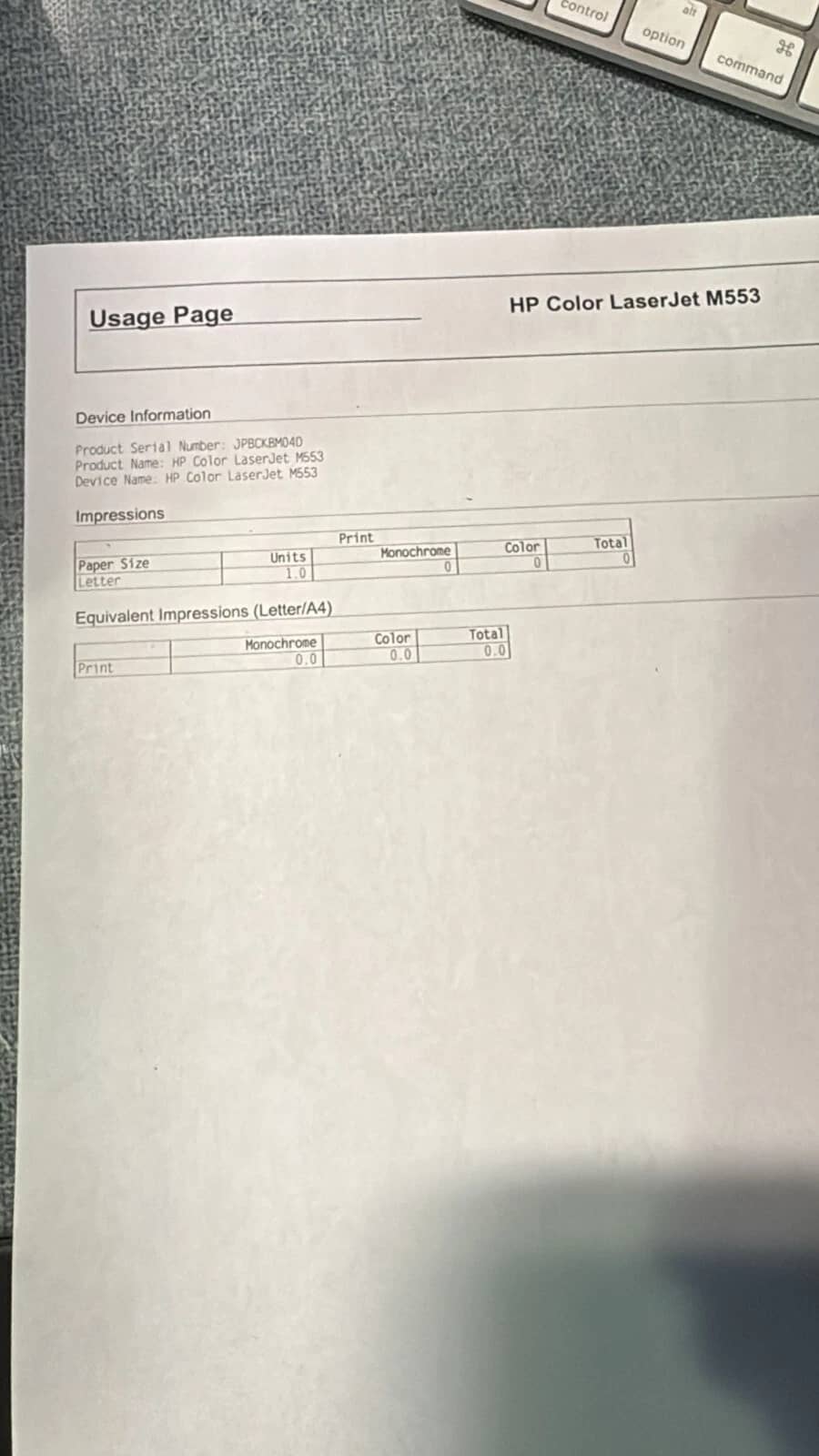 HP M553 B5L25A Printers Used - Good