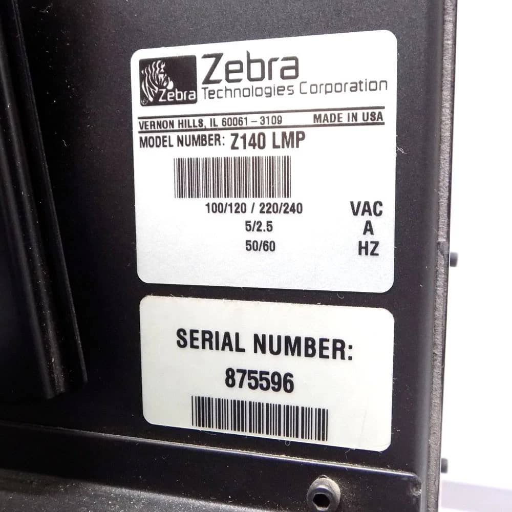 Zebra Z140 LMP Printers Used - Good