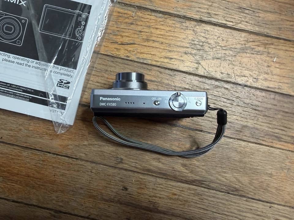 Panasonic LUMIX FX580 Digital Cameras Silver New Body Only