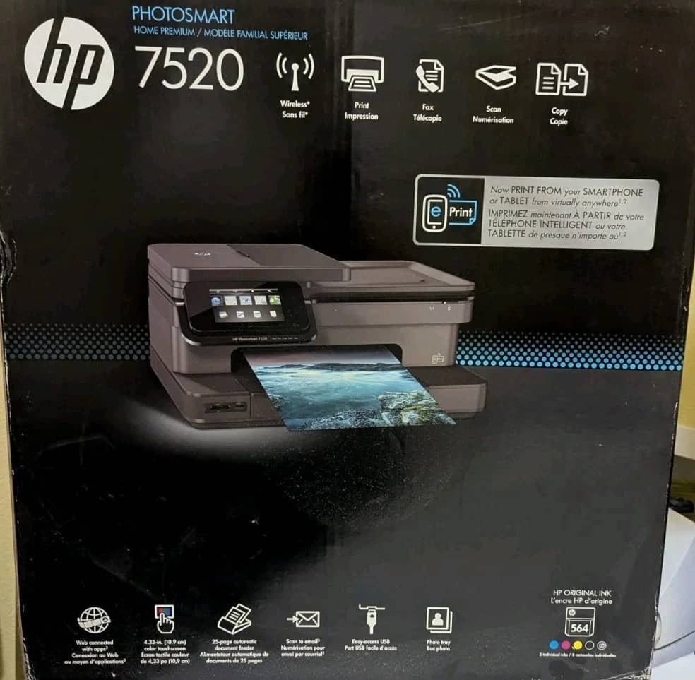 HP Photosmart 7520 Printers Open-Box Excellent