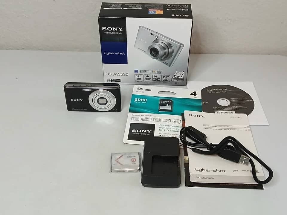 Sony Cyber-shot DSC-W530 Digital Cameras Silver New Body Only