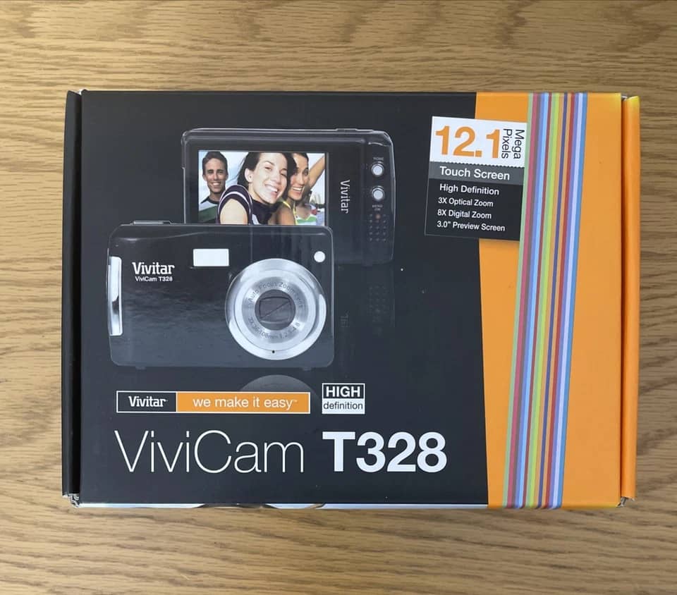 Vivitar Vivicam T328 Digital Cameras Black Used - Good Body Only