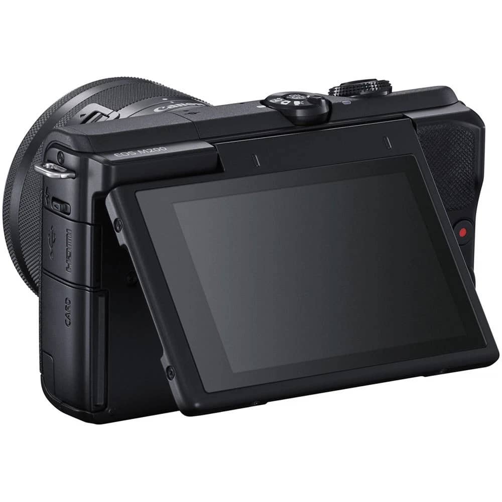Canon EOS M200 Digital Cameras Black New w/ 15-45mm Kit