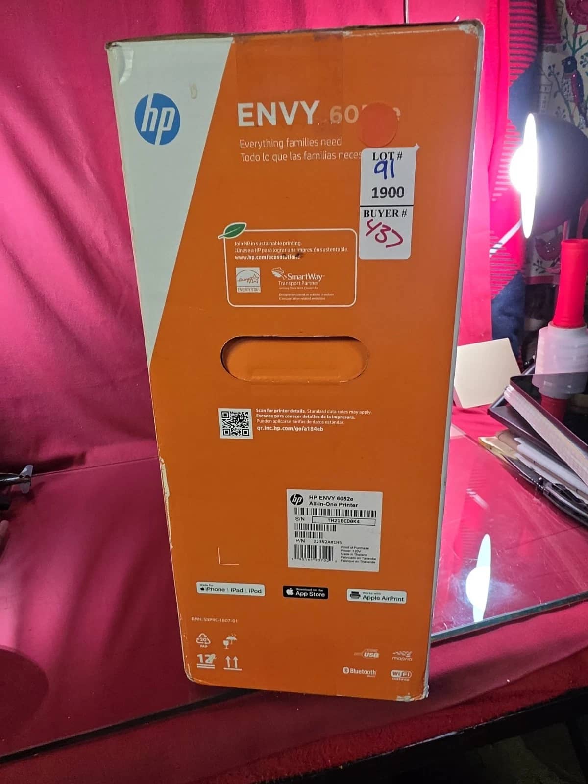 HP Envy 6052e Printers New