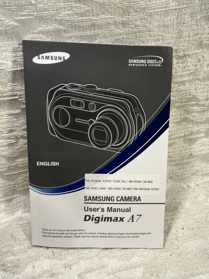 Samsung Digimax A7 Digital Cameras Silver Used - Good Body Only