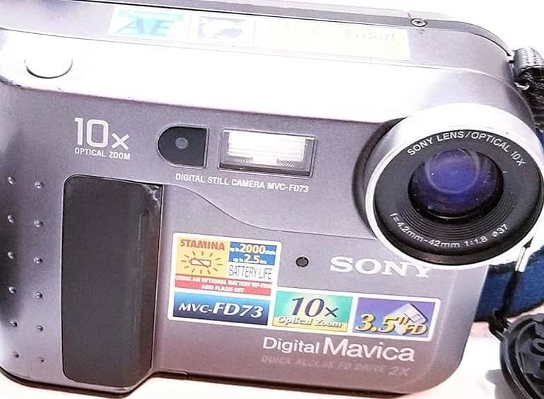 Sony MVC-FD73 Digital Cameras Gray New Body Only