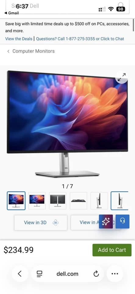 Dell P2422H Monitors