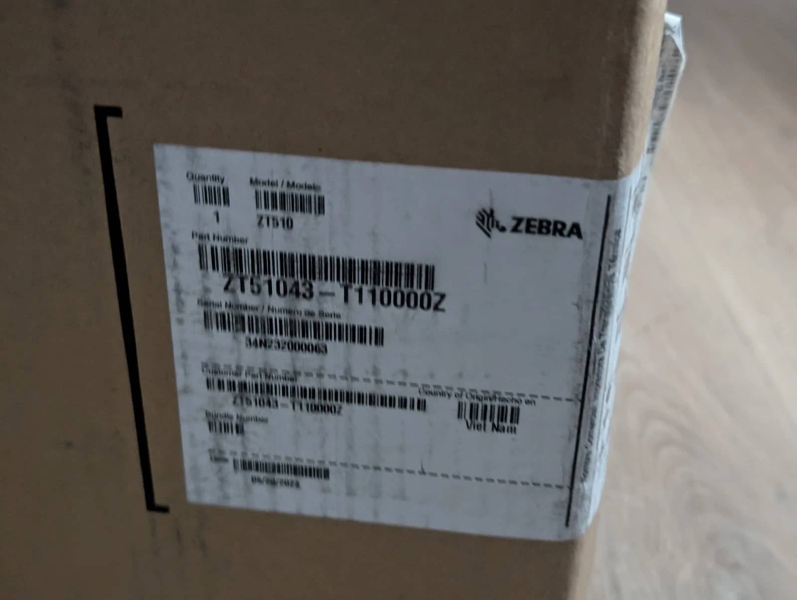 Zebra ZT510 Printers New