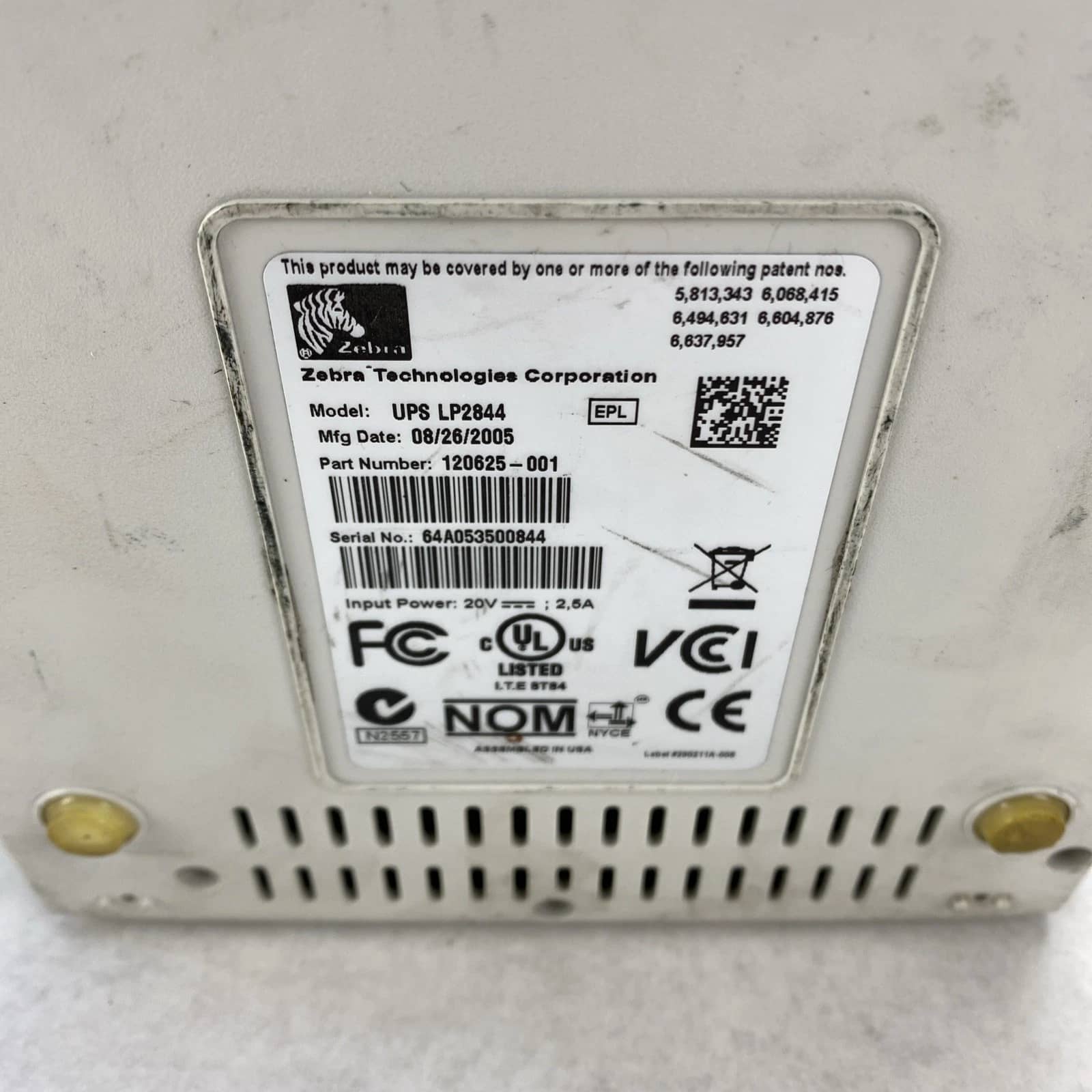 Zebra Thermal 2844 Printers Used - Good