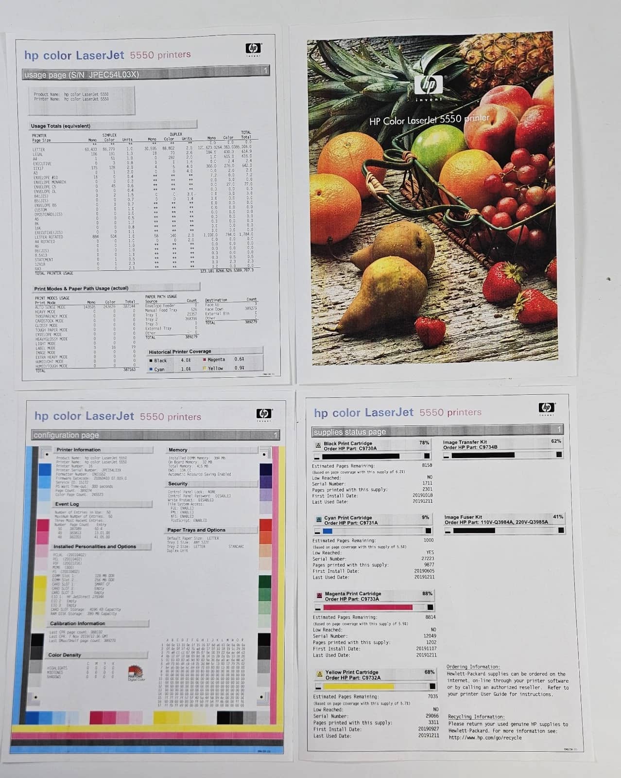 HP q3715a Printers Used - Good